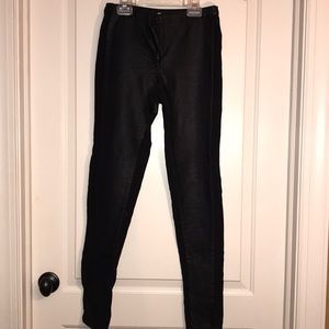 H&M imitation leather pants